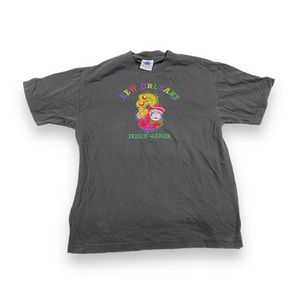 Vintage New Orleans French Quarter Stitched T-Shirt Diamond Star Black Green Red